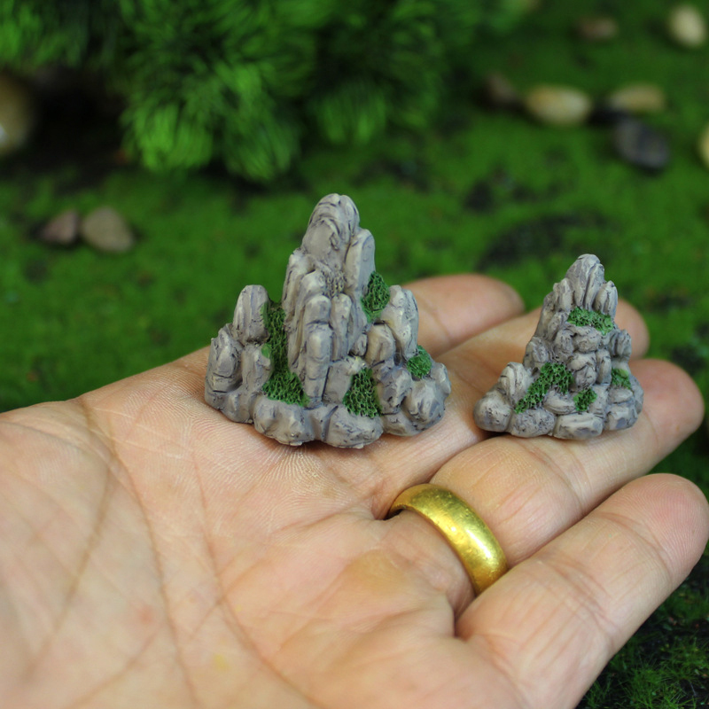 Aquarium Decoration Rock - Mini Mountain Miniature Fake Stone Artificial