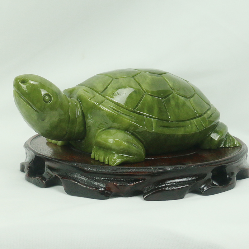 Natural Jade/turtle Sculpture/ - Aquarium Fish Tank Price 评论和价格