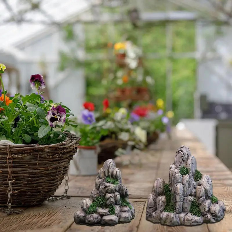 Mini Mountain Miniature Fake S - Aquarium Decoration Rock 评论和价格