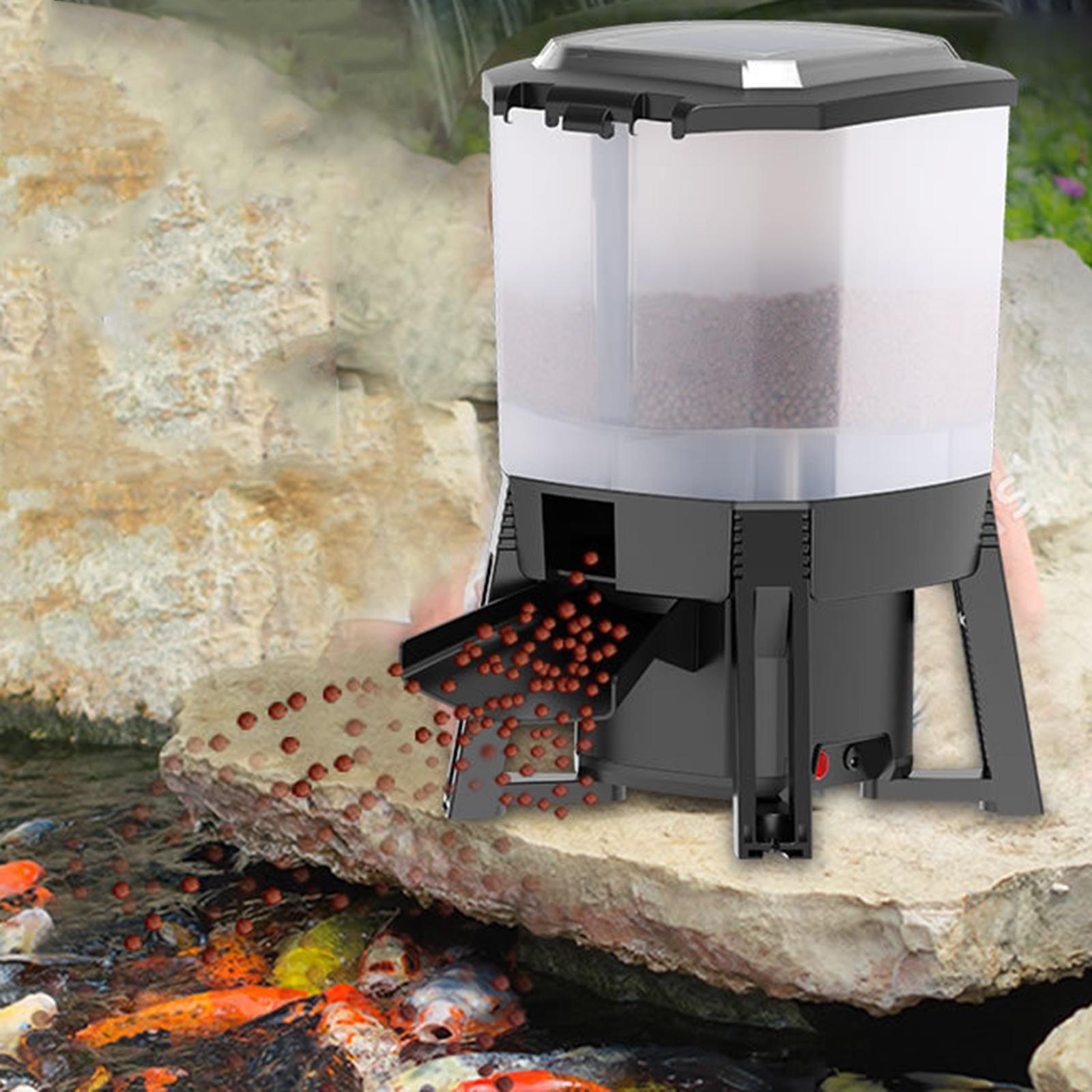6L Adjustable Solar Automatic  - Aquarium Fish Feeder Automatic 评论和价格