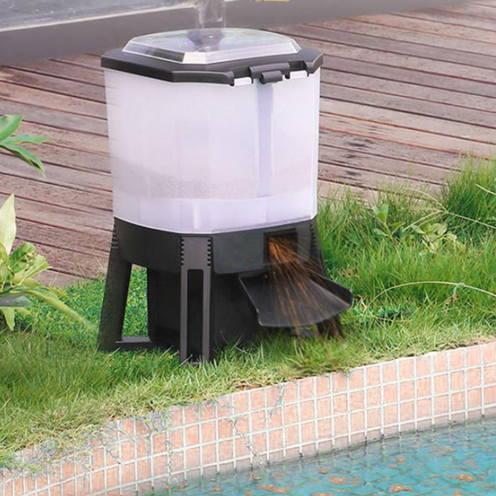6L Adjustable Solar Automatic  - Aquarium Fish Feeder Automatic 评论和价格