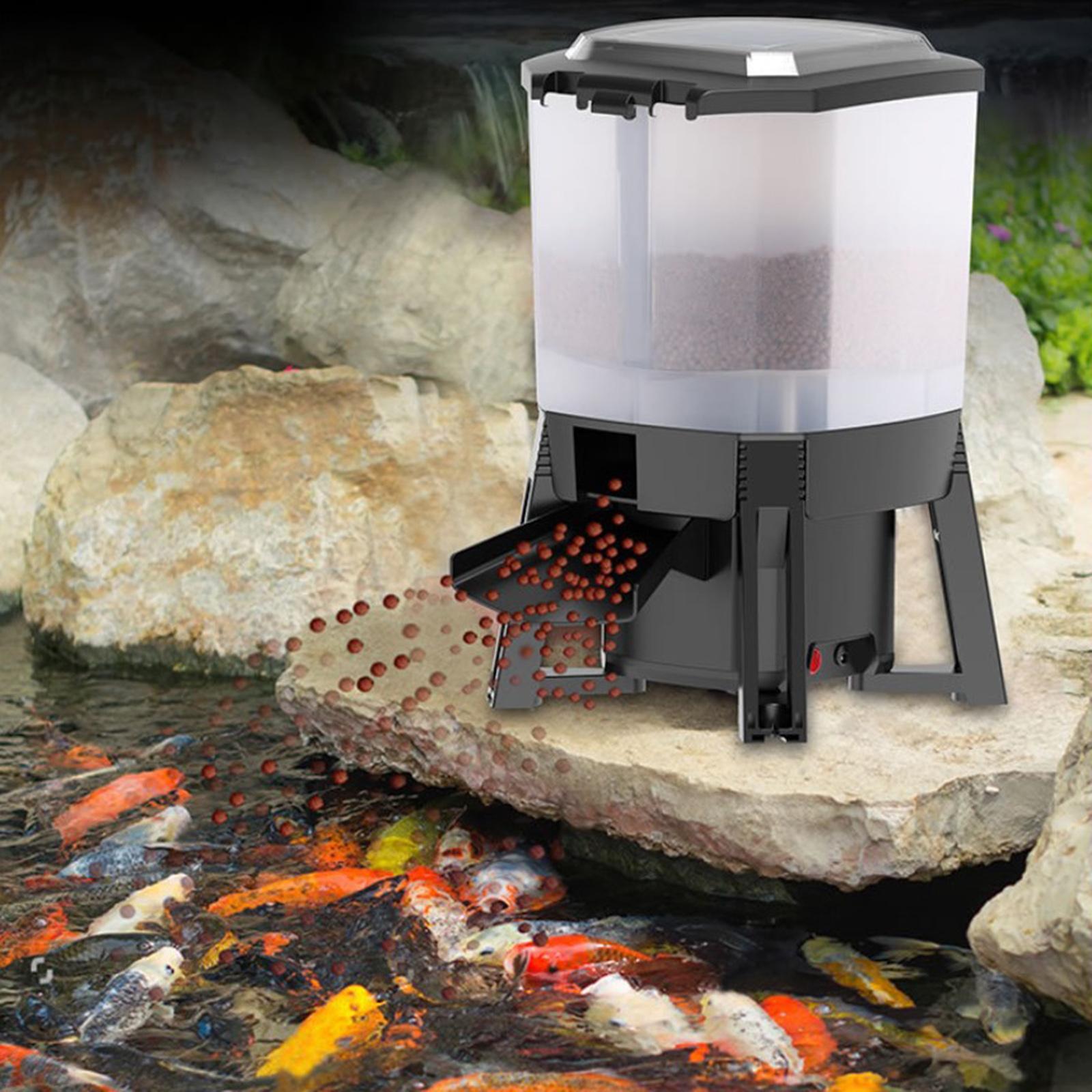 6L Adjustable Solar Automatic  - Aquarium Fish Feeder Automatic 评论和价格