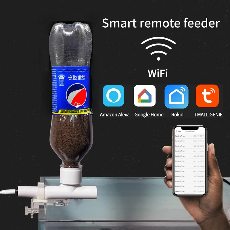 Fish tank feeder Mobile phone  - Aquarium Fish Feeder Automatic 评论和价格