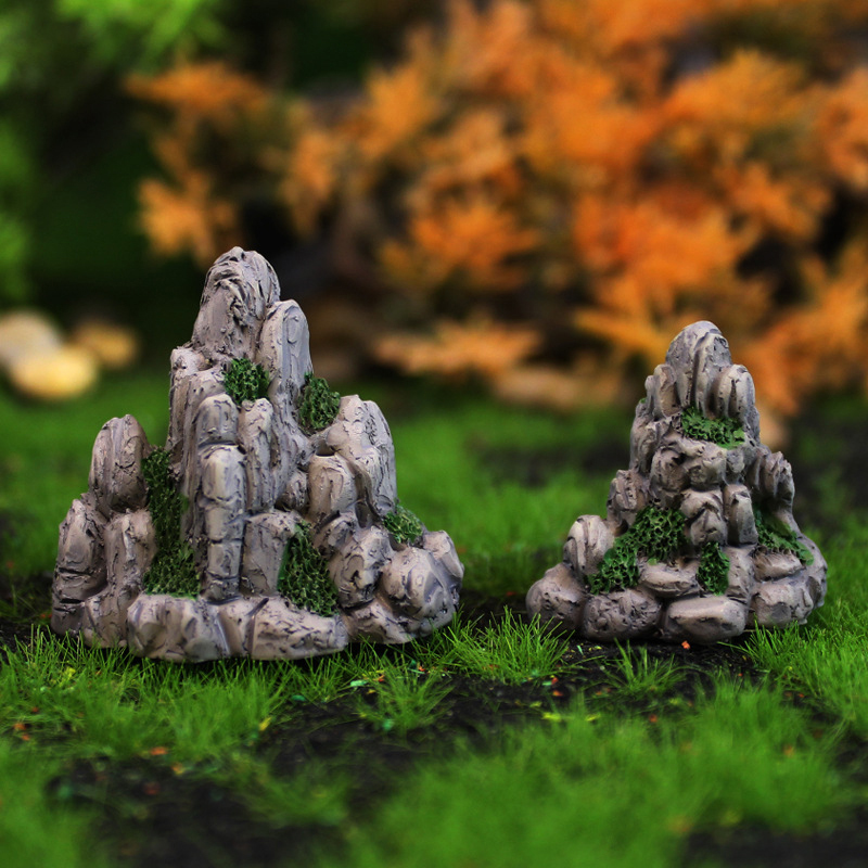 1pc Mountain Miniature Fake St - Aquarium Decoration Rock 评论和价格