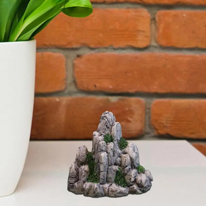 1pc Mountain Miniature Fake St - Aquarium Decoration Rock 评论和价格