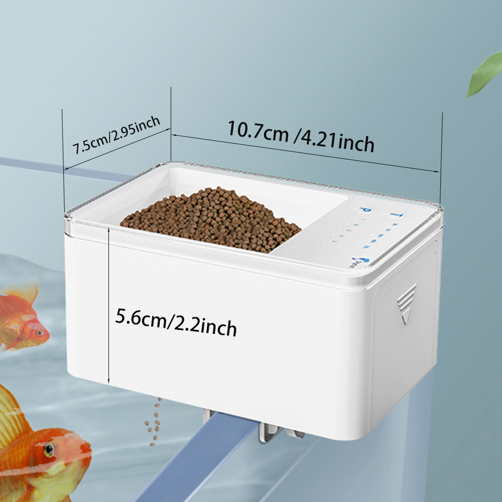 100ML Large Capacity Fish Feed - Aquarium Fish Feeder Automatic 评论和价格