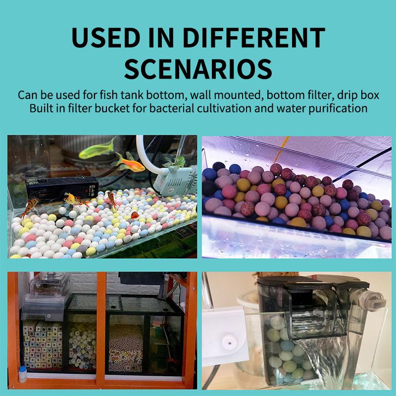 100-500g Fish Tank Filter Ball - Aquarium Fish Keeping 评论和价格