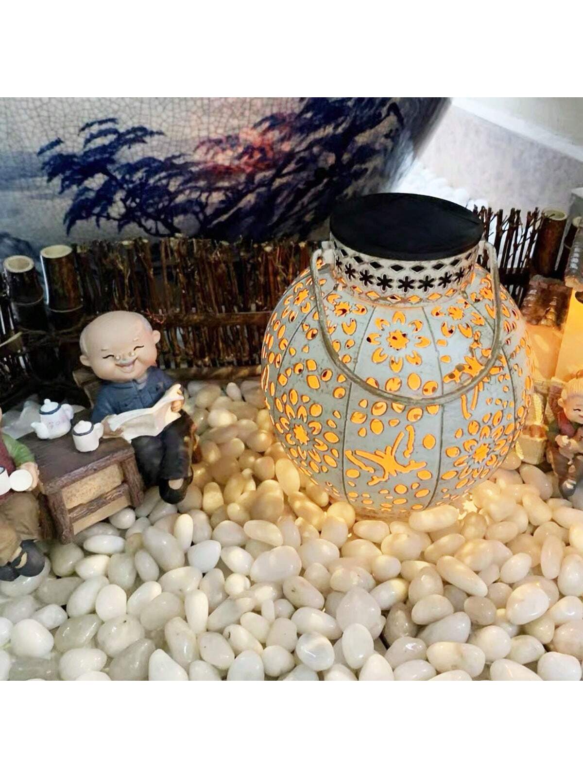 River Rocks Decorative Ornamen - Aquarium Decoration Rock 评论和价格