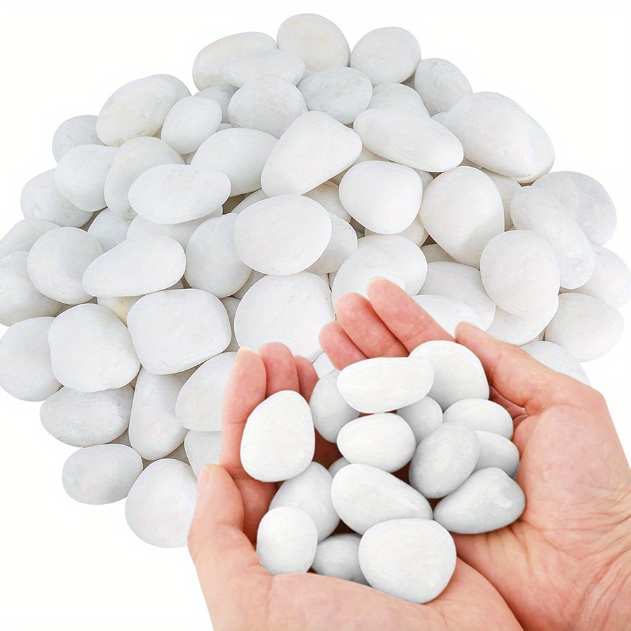 200/400g White High Polished N - Aquarium Decoration Rock 评论和价格