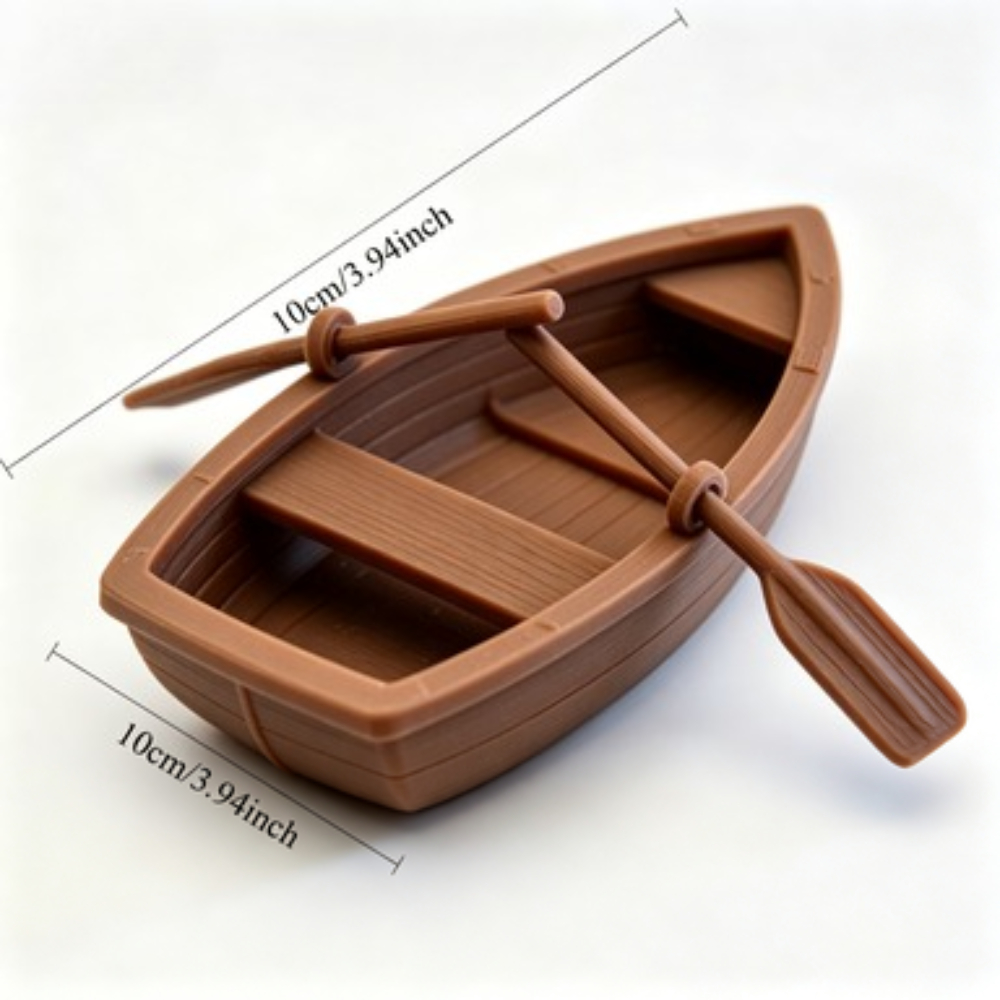 Mini Double Oar Wooden Boat Aq - Aquarium Fish Tank Price 评论和价格