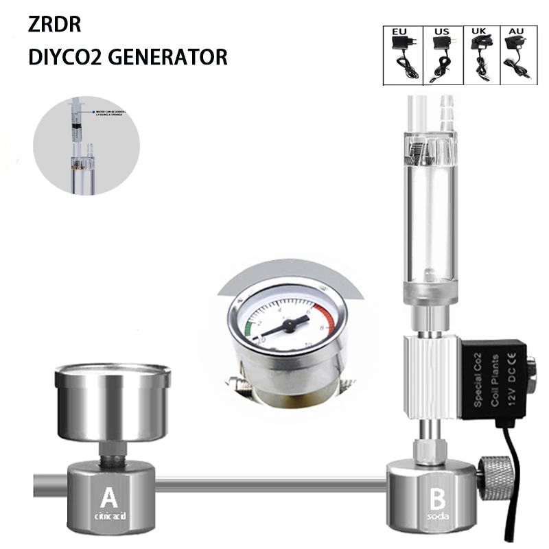 Aquarium DIY CO2 Reactor Gener - Co2 Diffuser Planted 评论和价格