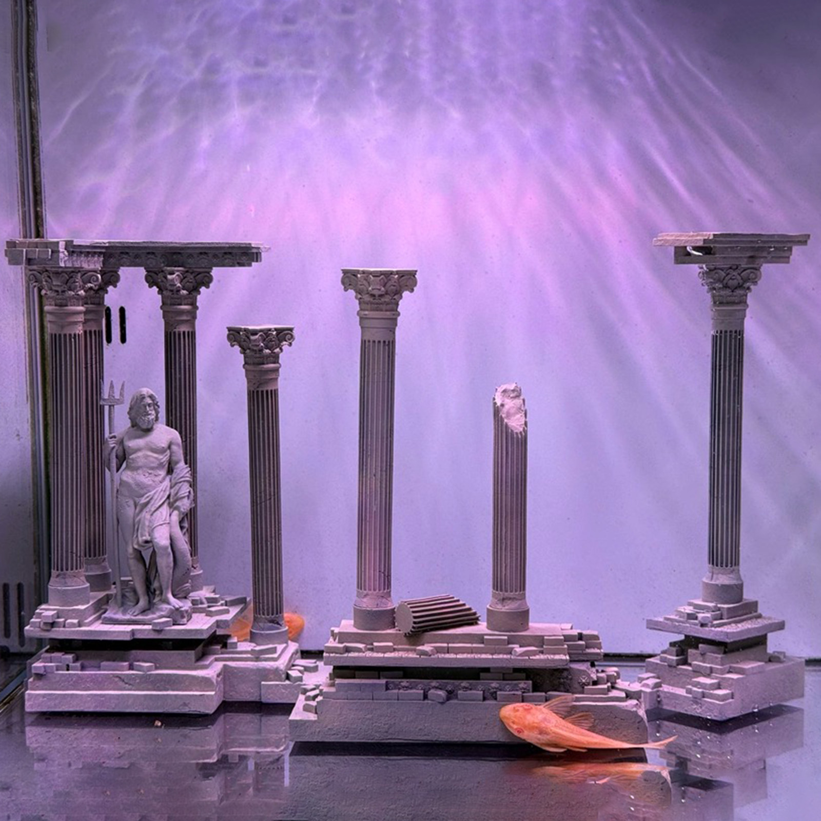 Roman Column Decoration Resin  - Aquarium Fish Tank Price 评论和价格
