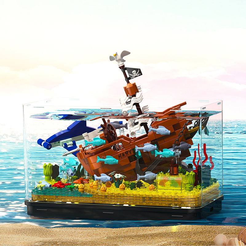 MOC Titanic Cruise Line Pirate - Aquarium Fish Keeping 评论和价格