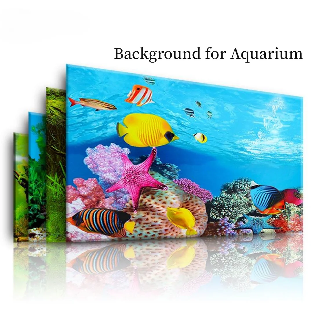 Background Aquarium 3D Sticker - Aquarium Fish Tank Price 评论和价格
