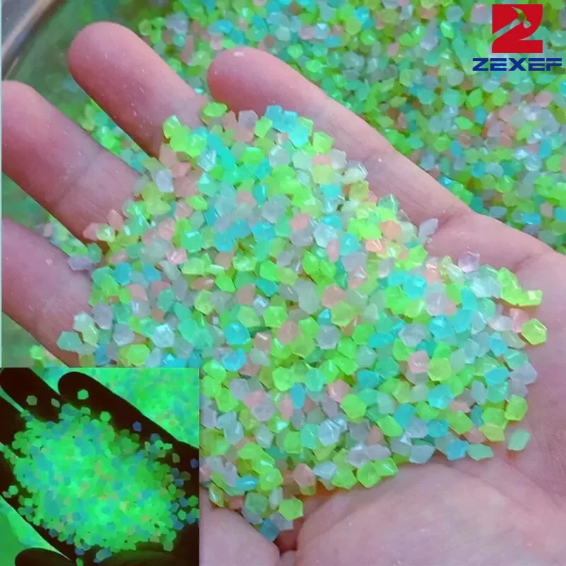 1000pcs 3-5mm Luminous Sand Gl - Aquarium Decoration Rock 评论和价格