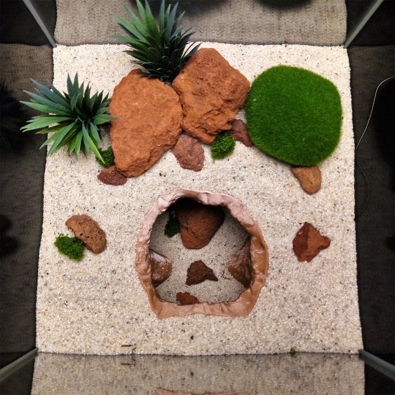 Sinkhole Cave Aquarium Ornamen - Aquarium Fish Cave 评论和价格