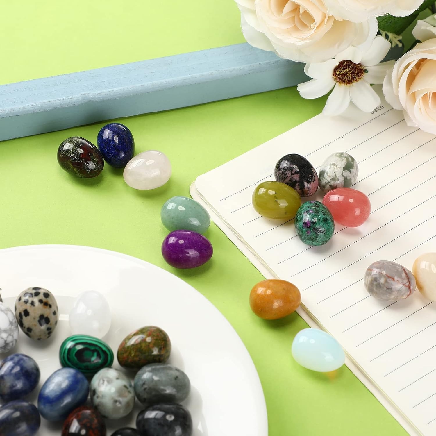 8  pcs natural crystal beads,  - Aquarium Fish Tank Price 评论和价格