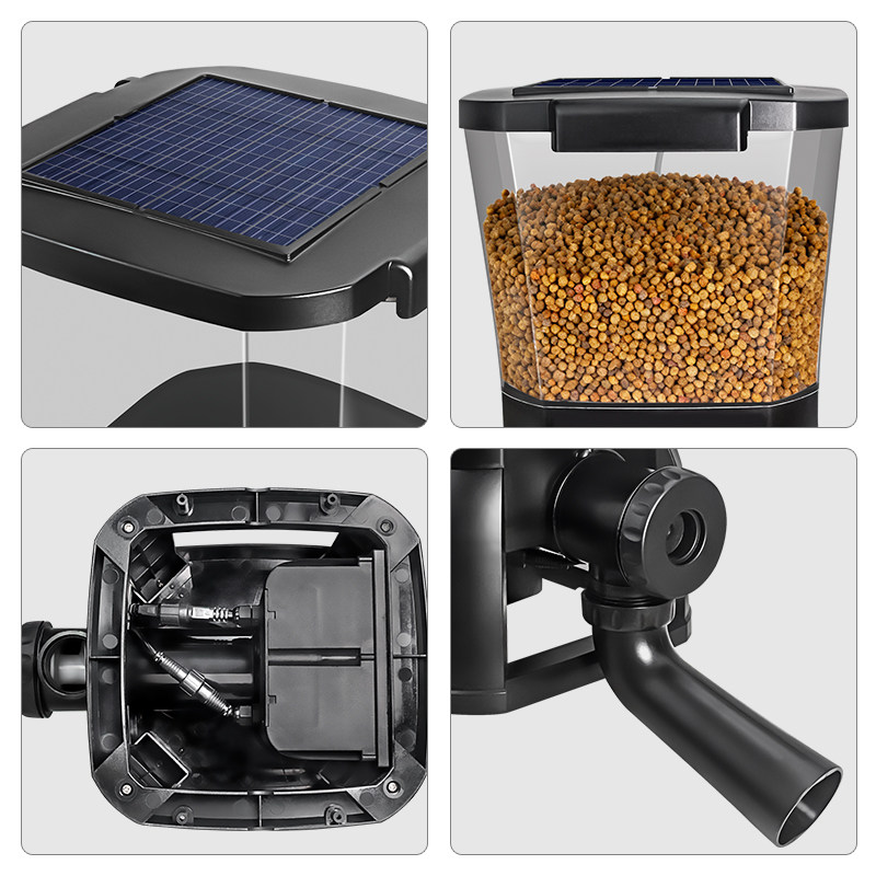 jebao solar koi pond outdoor f - Aquarium Fish Feeder Automatic 评论和价格