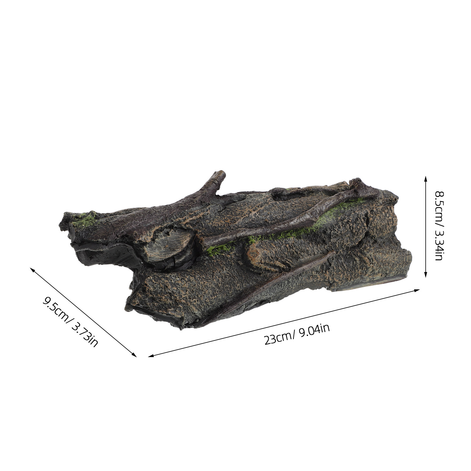 Resin Hollow Tree Trunk Aquari - Aquarium Fish Cave 评论和价格