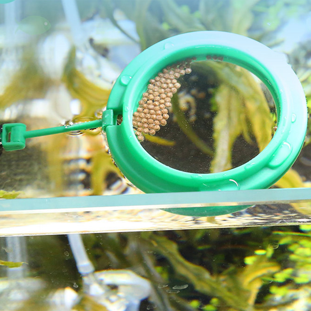2Pcs Fish Feeding Ring Floatin - Aquarium Fish Keeping 评论和价格