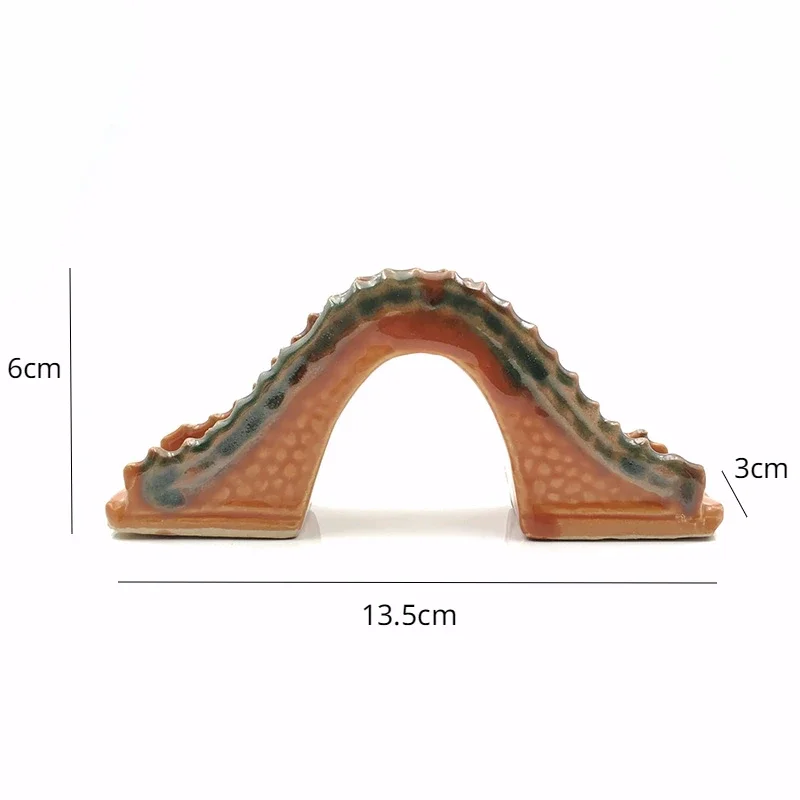 Resin Ceramic Jade Bridge Fish - Aquarium Fish Bridge 评论和价格