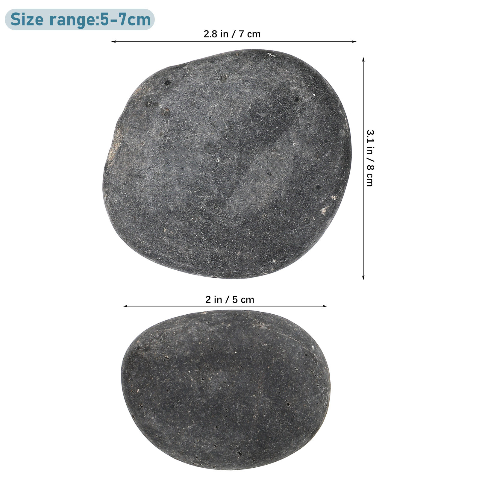 9pcs Painted Flat Stones DIY C - Aquarium Decoration Rock 评论和价格