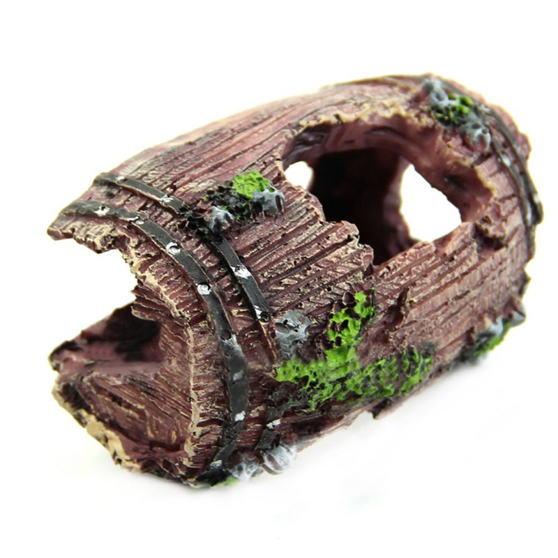 Aquarium Artificial Barrel Cav - Aquarium Fish Cave 评论和价格
