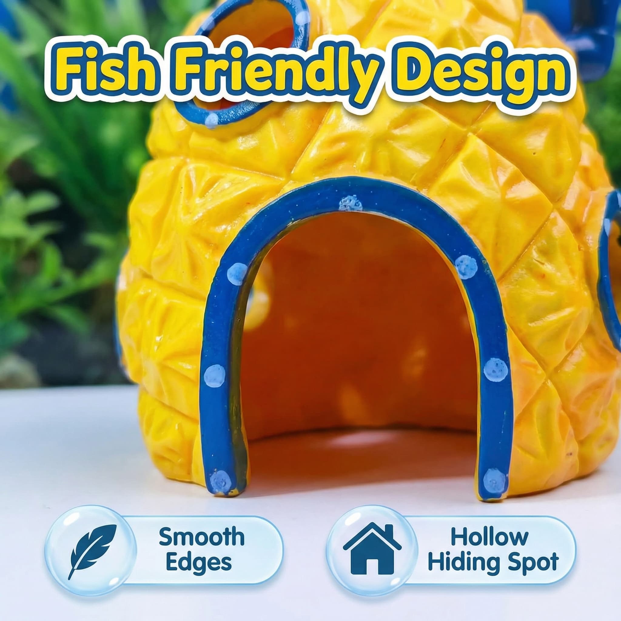 Pineapple House Aquarium Decor - Aquarium Fish Cave 评论和价格