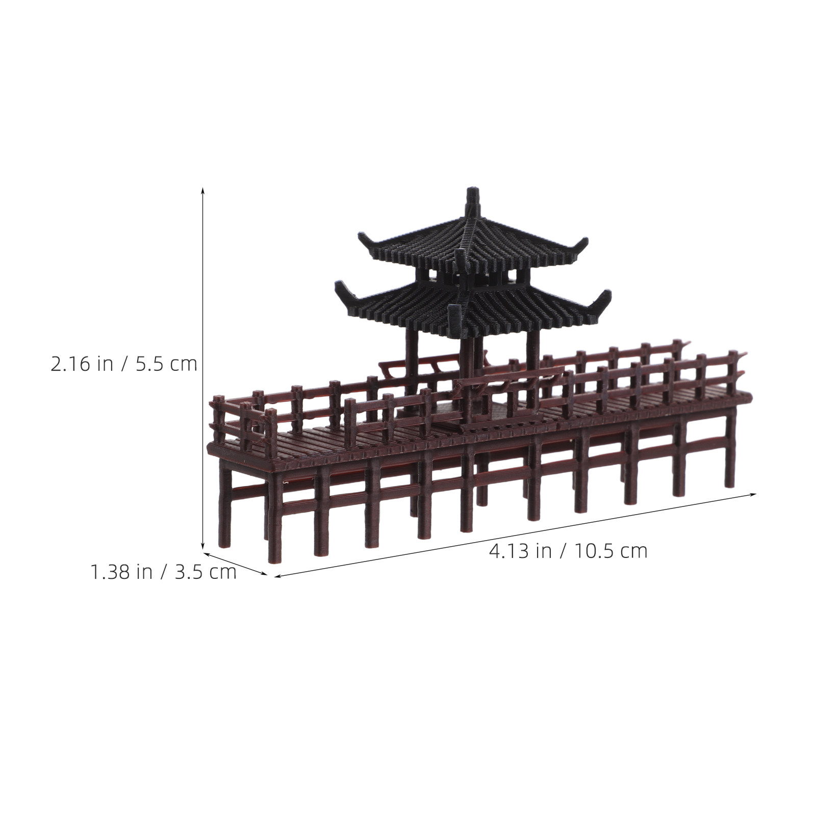Mini Chinese Pavilion Bridge S - Aquarium Fish Bridge 评论和价格