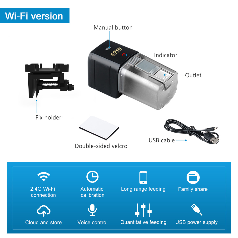 WiFi Fish Feeder Automatic Fis - Aquarium Fish Feeder Automatic 评论和价格