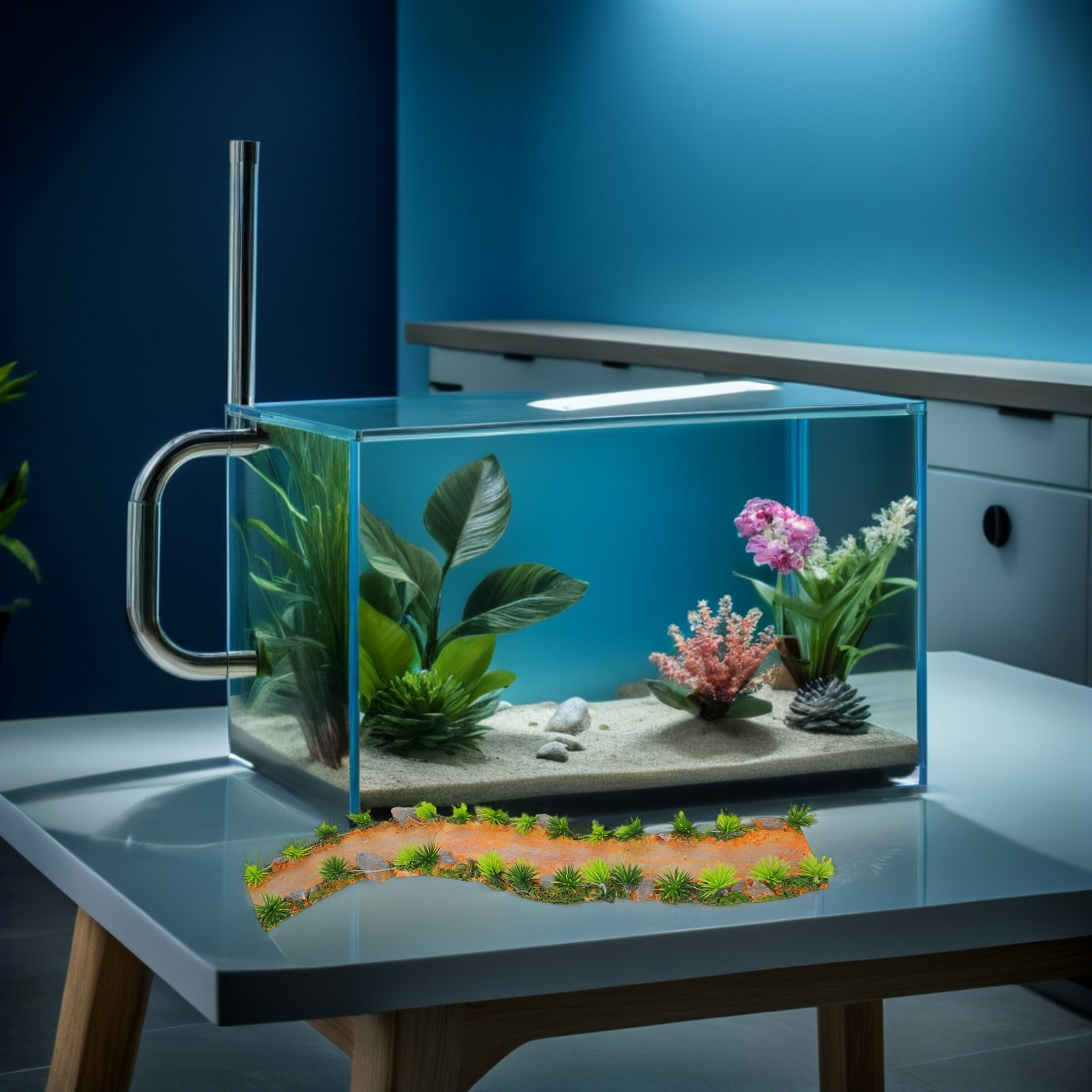 3 Pcs Aquarium Garden Path Sta - Aquarium Fish Bridge 评论和价格