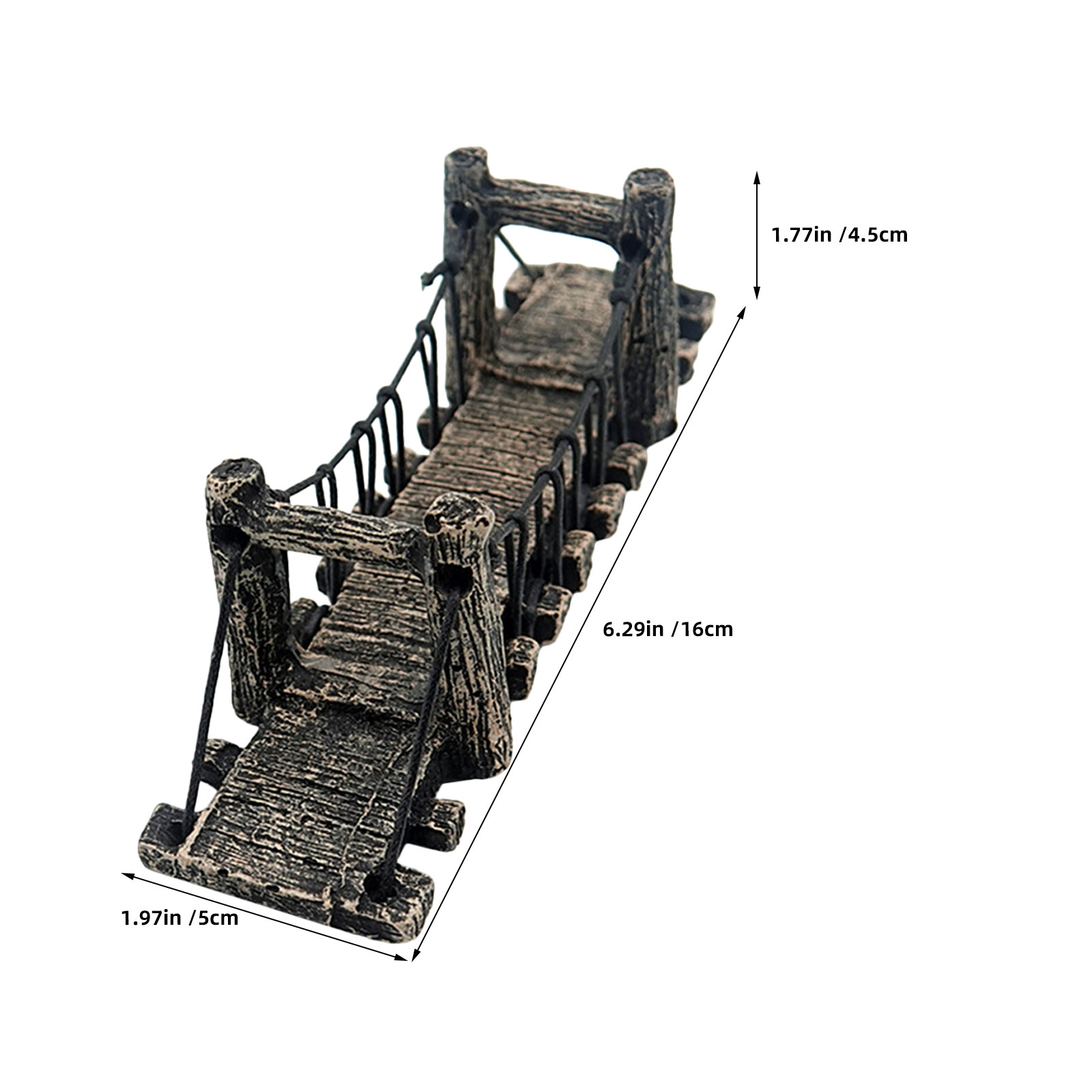 2 Pcs Garden Landscape Decorat - Aquarium Fish Bridge 评论和价格