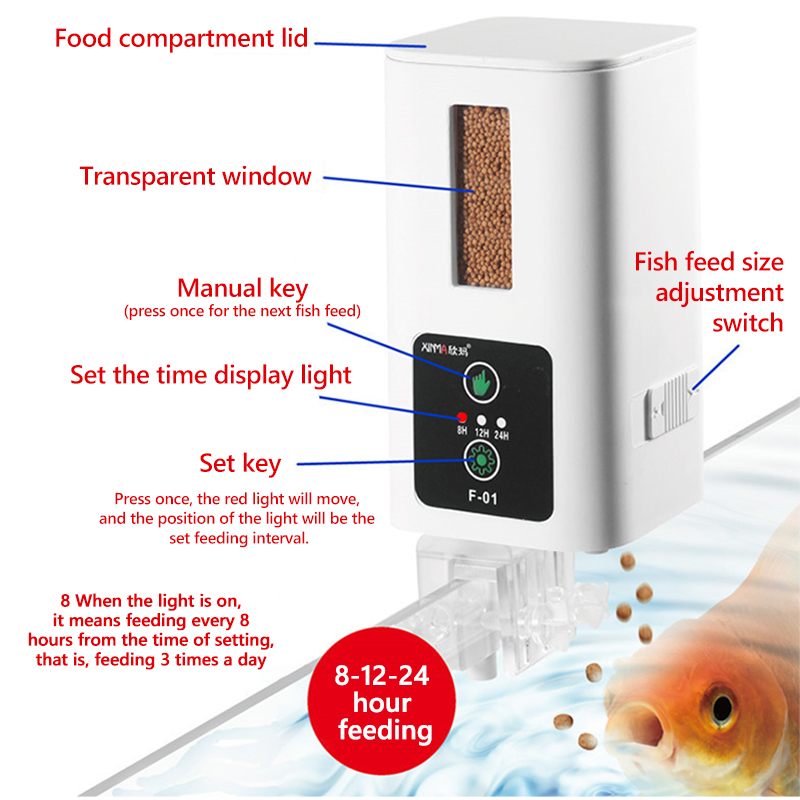 400ml Aquarium Automatische Fe - Aquarium Fish Feeder Automatic 评论和价格