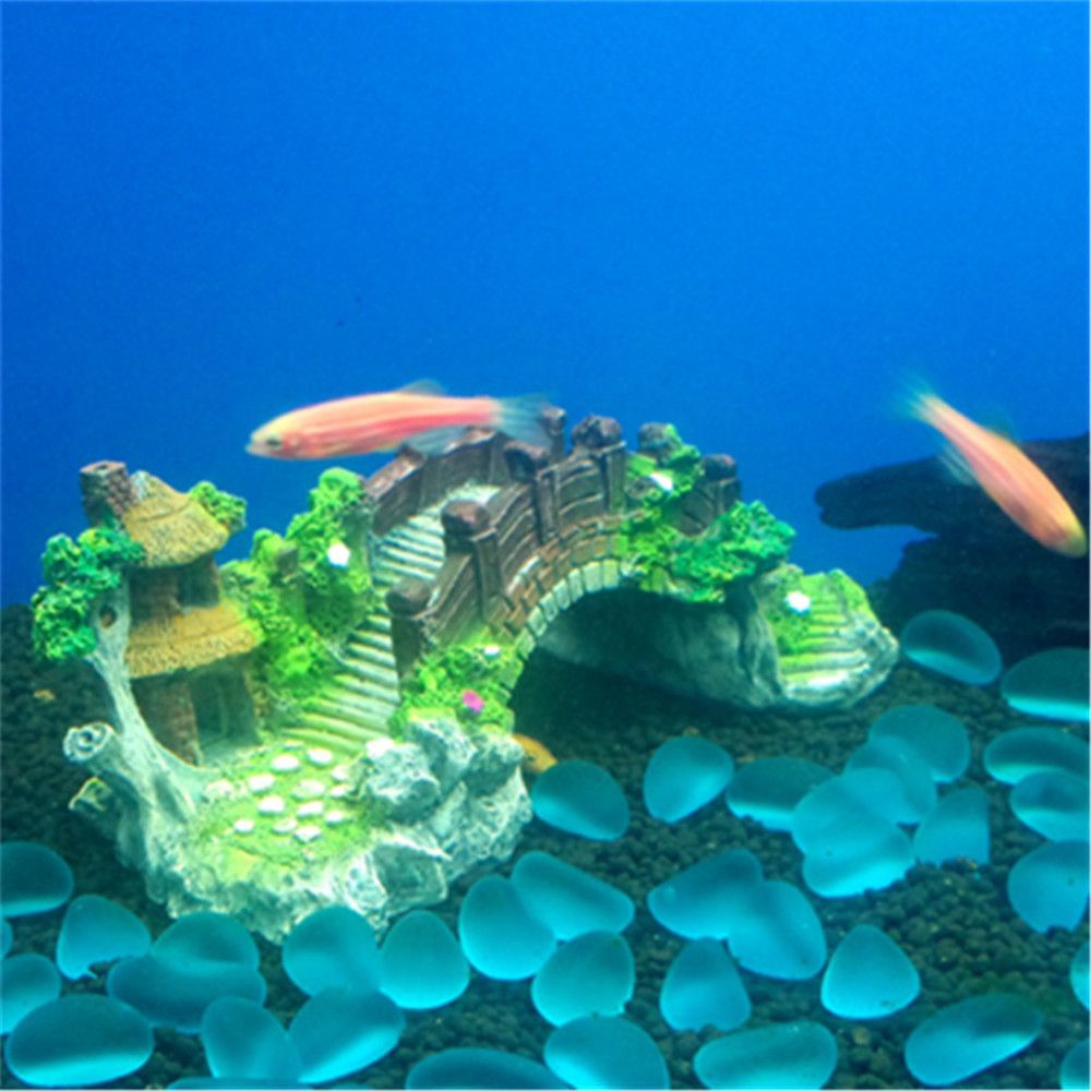 Aquarium Fish Tank Vintage Dec - Aquarium Fish Bridge 评论和价格