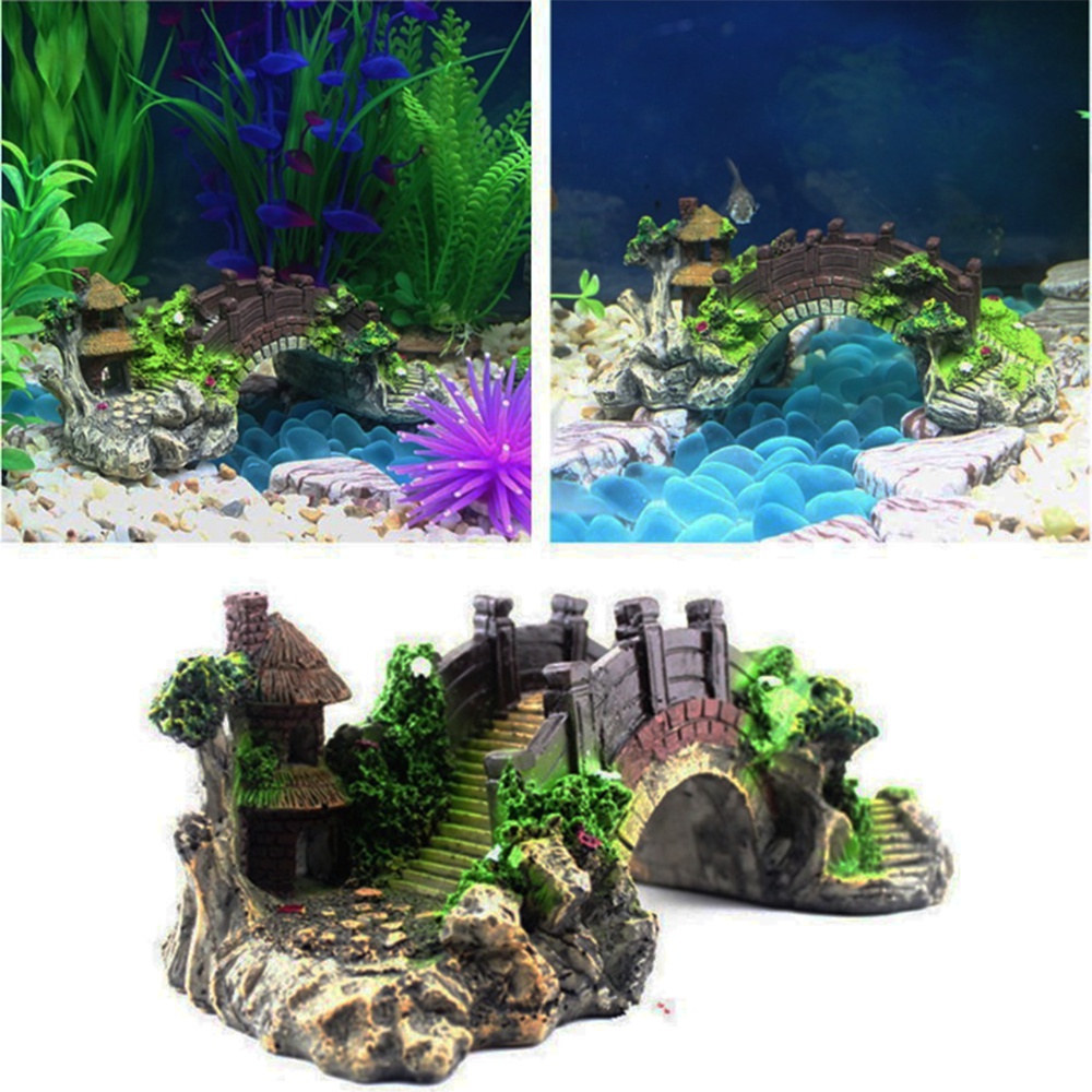 Aquarium Fish Tank Vintage Dec - Aquarium Fish Bridge 评论和价格